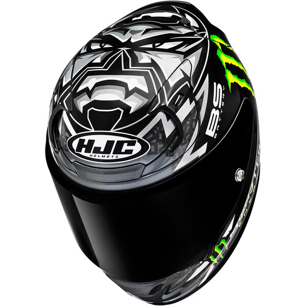 HJC - Casque RPHA 12 Quartararo Replica Black MC5 / Noir / Blanc / Gris