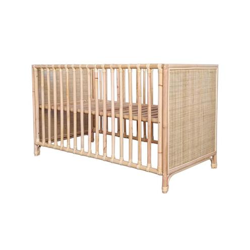 Lit 60x120 cm NEMO Cannes de Rotin Naturel - THEO