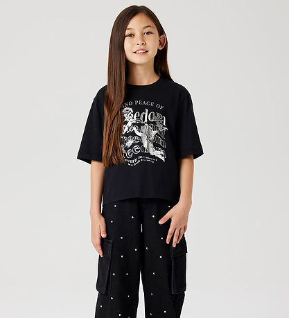 Name It T-Shirt - NkfRusa - Schwarz m. Print
