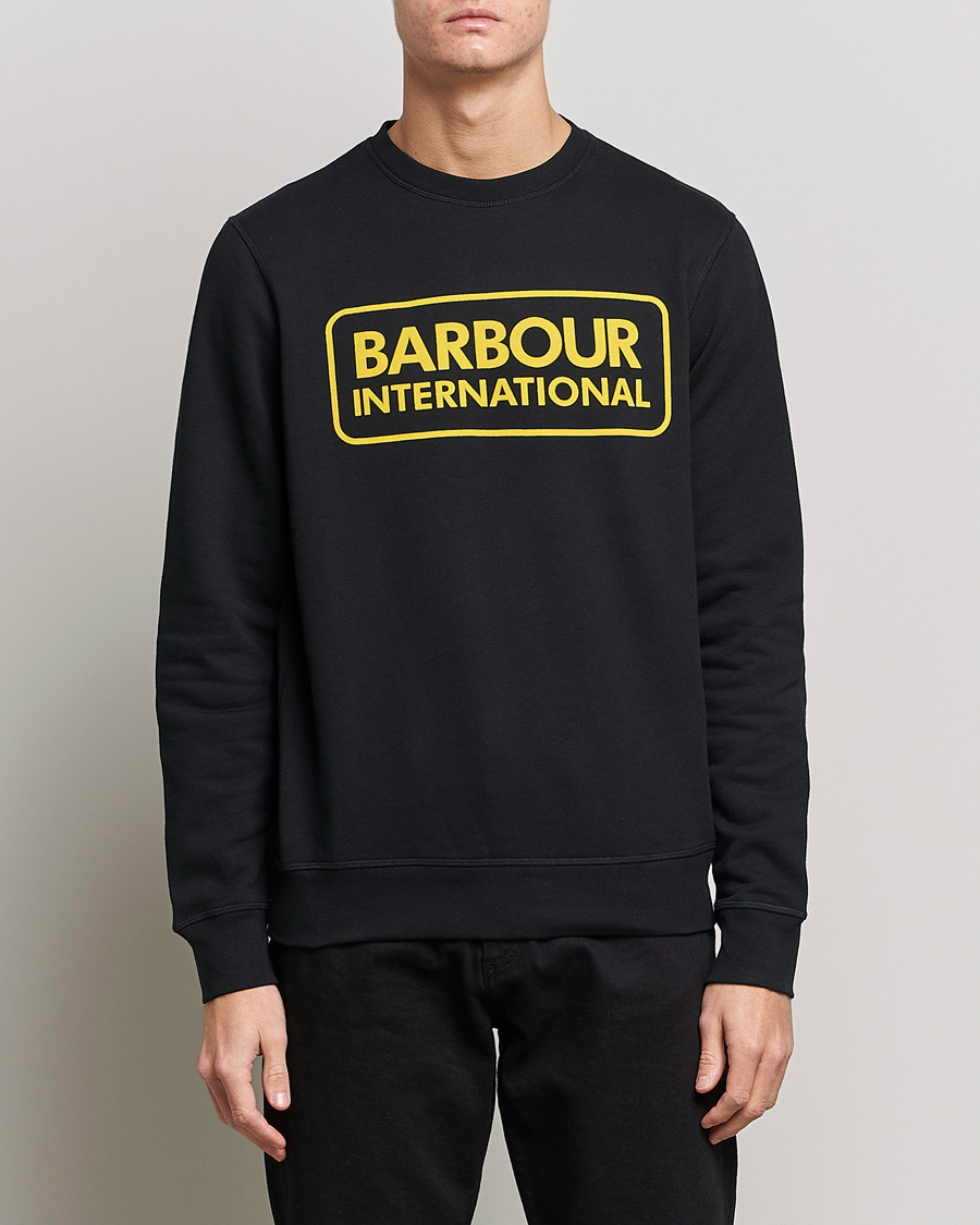 Barbour International Large Logo Sweatshirt Black