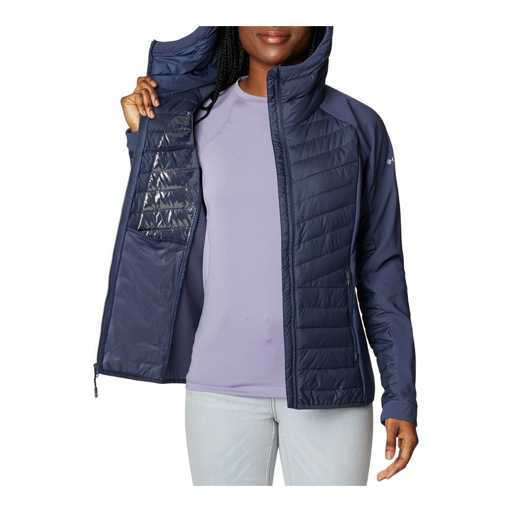 Columbia POWDER LITE HYBRID - Doudoune Femme blue