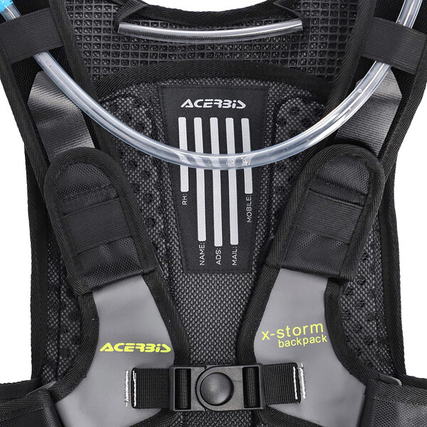 Acerbis - Poche à eau X-Storm Logo Noir / Gris / Jaune