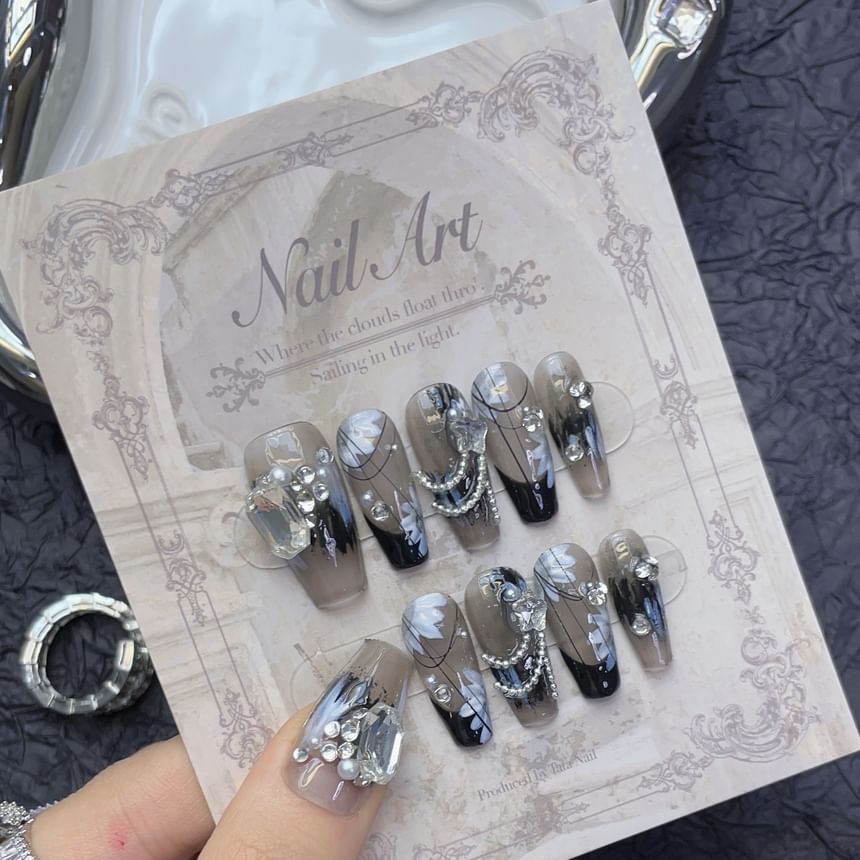 eovda - Floral Press On Nail