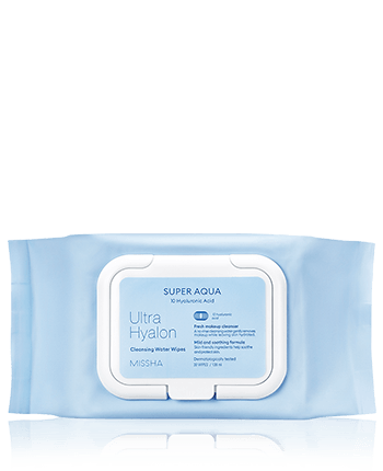 Missha Super Aqua Ultra Hyalon Cleansing Water Wipes 30-Stück