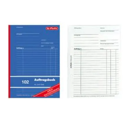 Herlitz Formularbuch Auftrag 102 A5 2x40 Blatt selbstdurschreibend