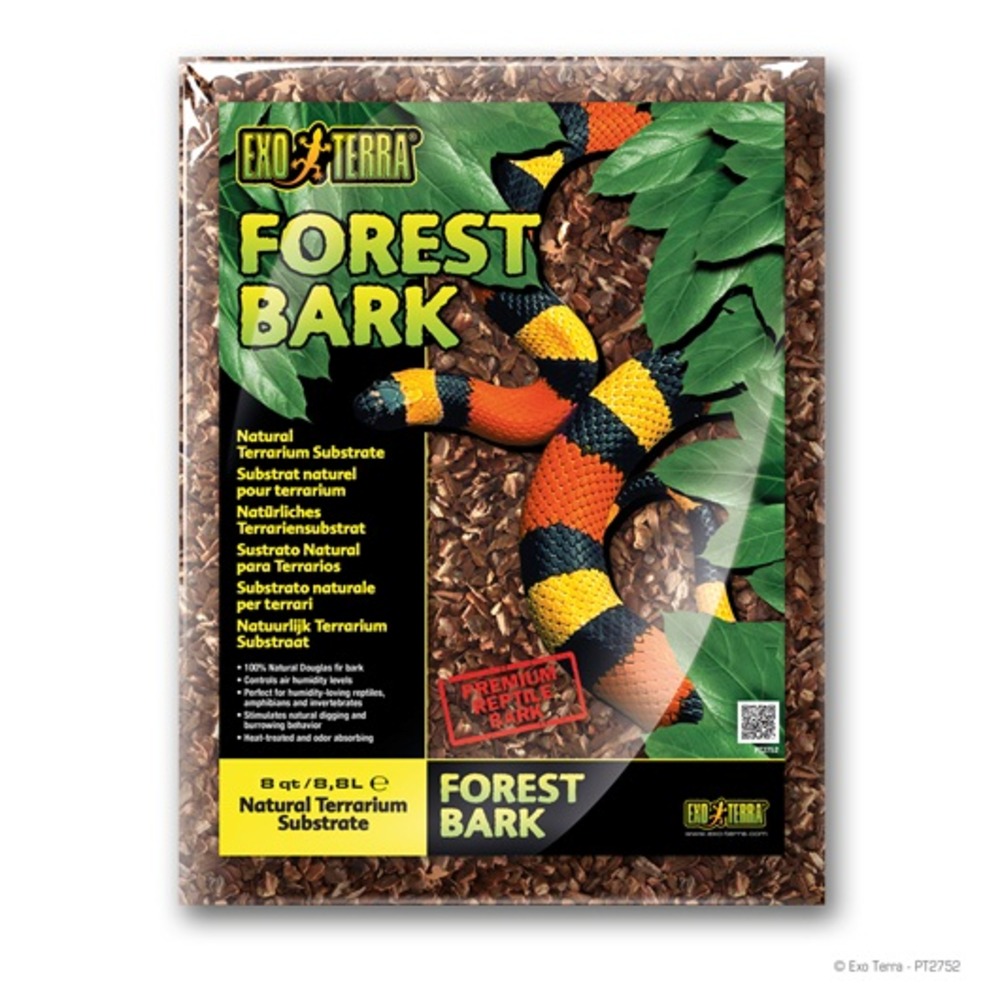 Substrats forest bark substrats reptile 8.8l