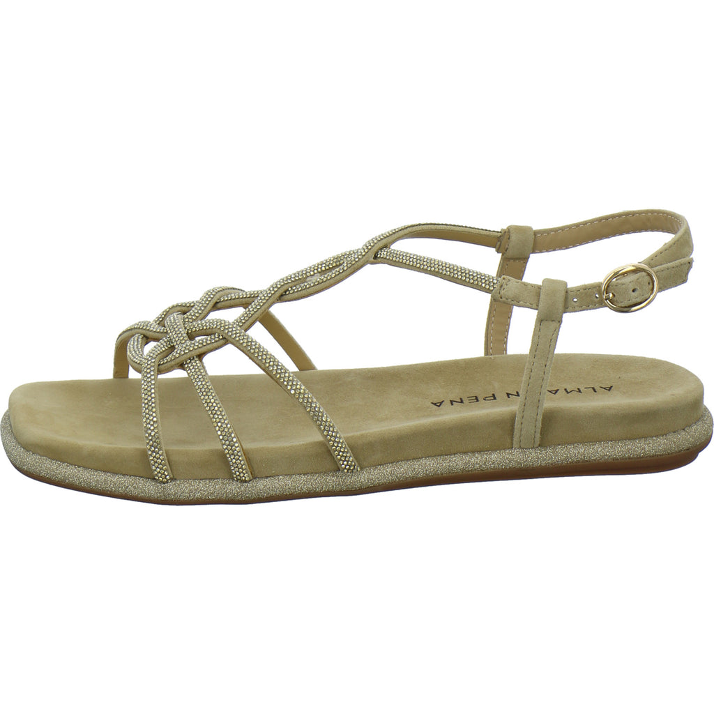 Alma en Pena S.L. Sandaletten Damen Gold