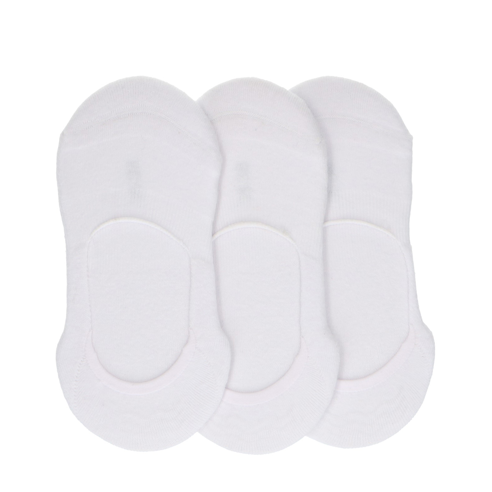Witte sneaker sokken (3 paar)