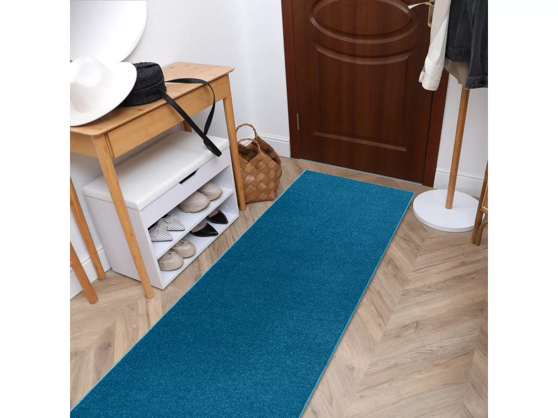TAPIS DE COULOIR ETON 898 turquois 60x230 cm