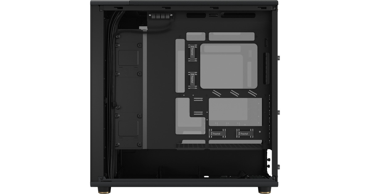 Fractal DesignNorth XL RC Charcoal Black TG Dark midi tower behuizing  (Zwart | 2x USB-A | 1x USB-C | Tempered Glass)
