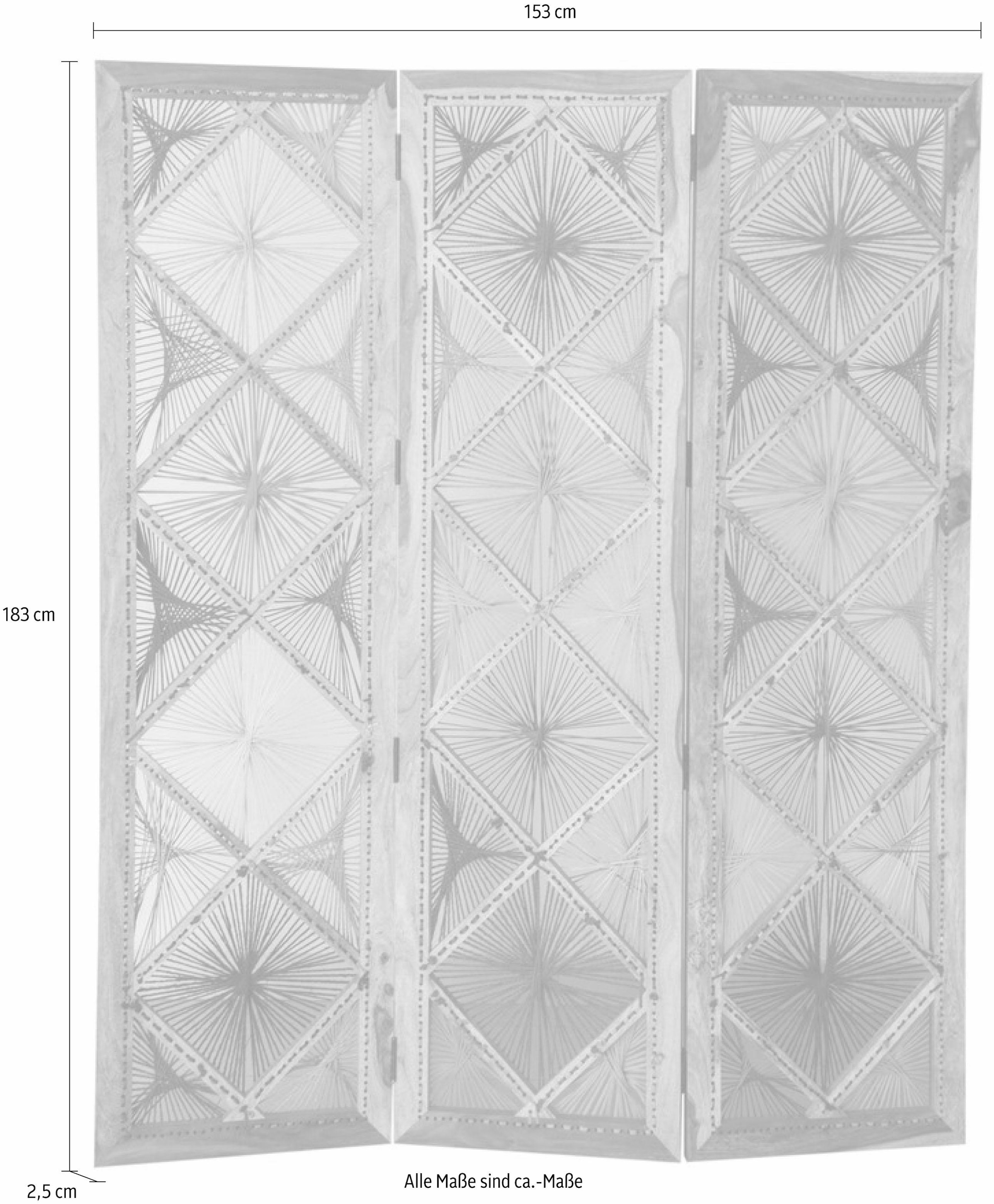 Home affaire Paravent »Verbena« Breite 153 cm