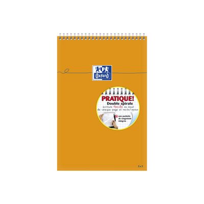 Oxford - Pack de 5 Blocs notes à spirale - A4 + - 160 pages