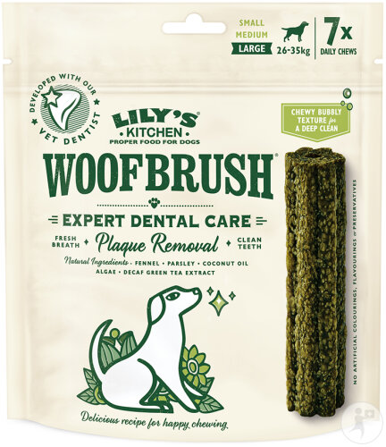 Lily's Kitchen Woofbrush Bâtonnets À Mâcher Pour Grand Chien 7x47g