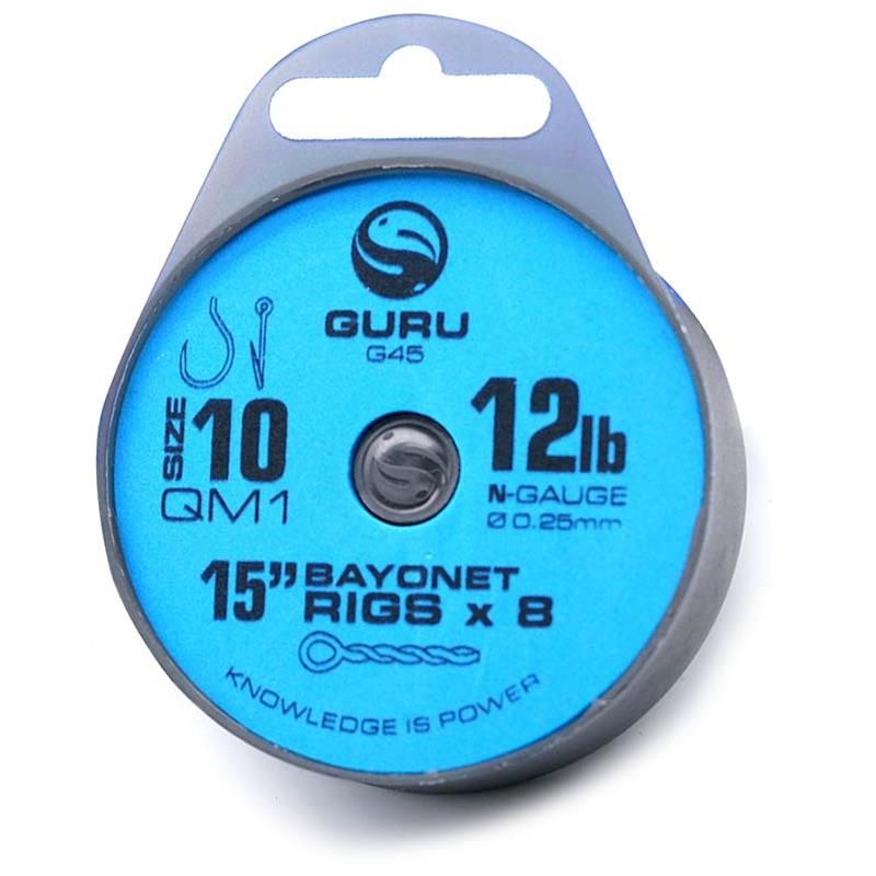 Bas De Ligne Guru Qm1 Bayonet Ready Rigs 15”