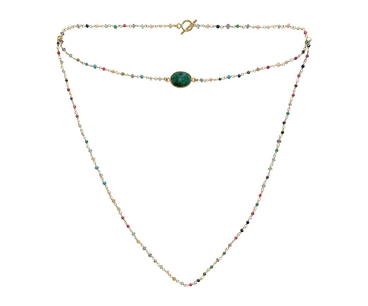 Collier bijou de dos/recto verso Sirvananda argent