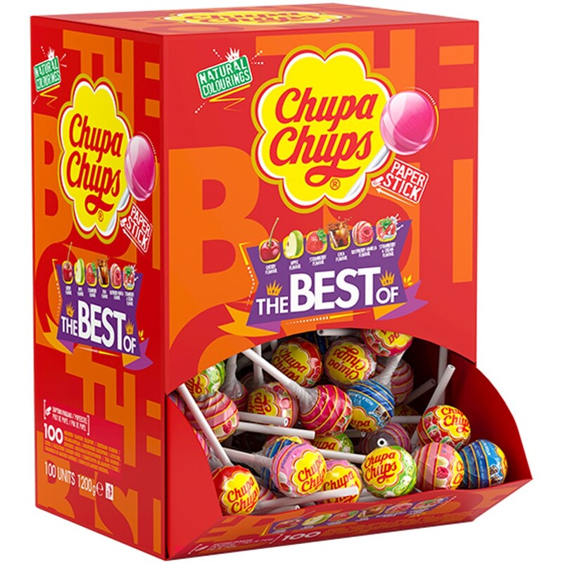Chupa Chup's The Best of, 12 g, 100 Stück