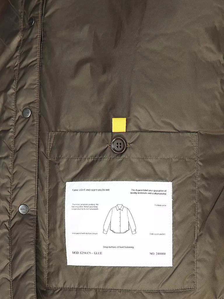 ASPESI Jacke - Overshirt grün