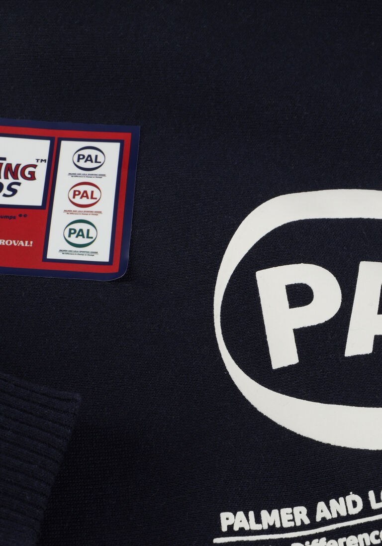 donkerblauwe pal sporting goods sweater pre game hoodie