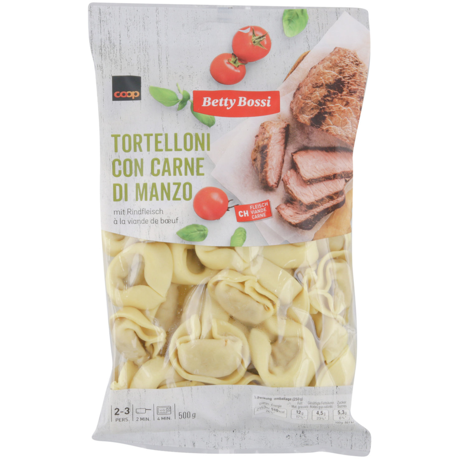 Betty Bossi Tortellini mit Fleischfüllung