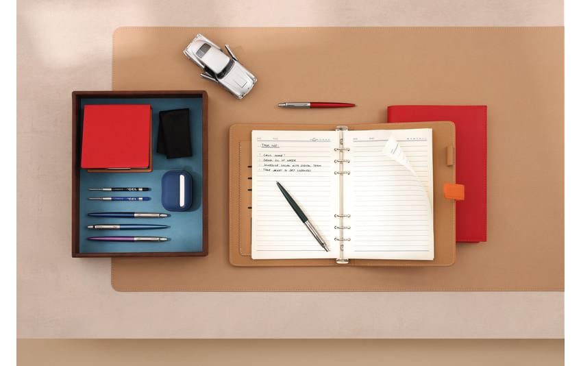 Kugelschreiber Jotter Core G.C. Medium (M), RotClip-on-Einziehkugelschreiber