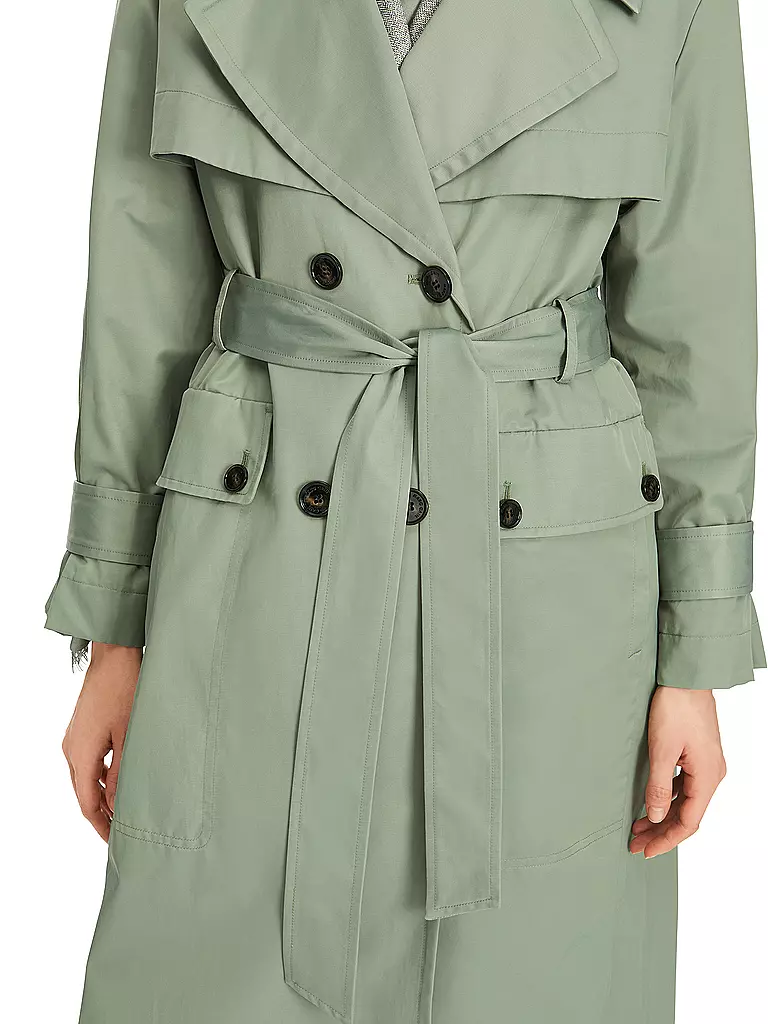 MARC CAIN Trenchcoat grün