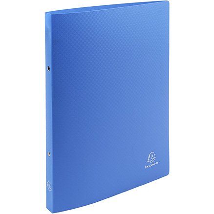 Classeur 2 anneaux plastifié Exacompta Opak A4 - Dos 2 cm couleurs assorties