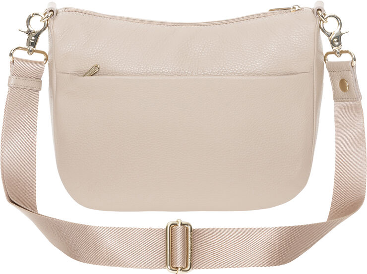 Mandarina Duck MELLOW LEATHER HOBO / WARM TAUPE Warm taupe