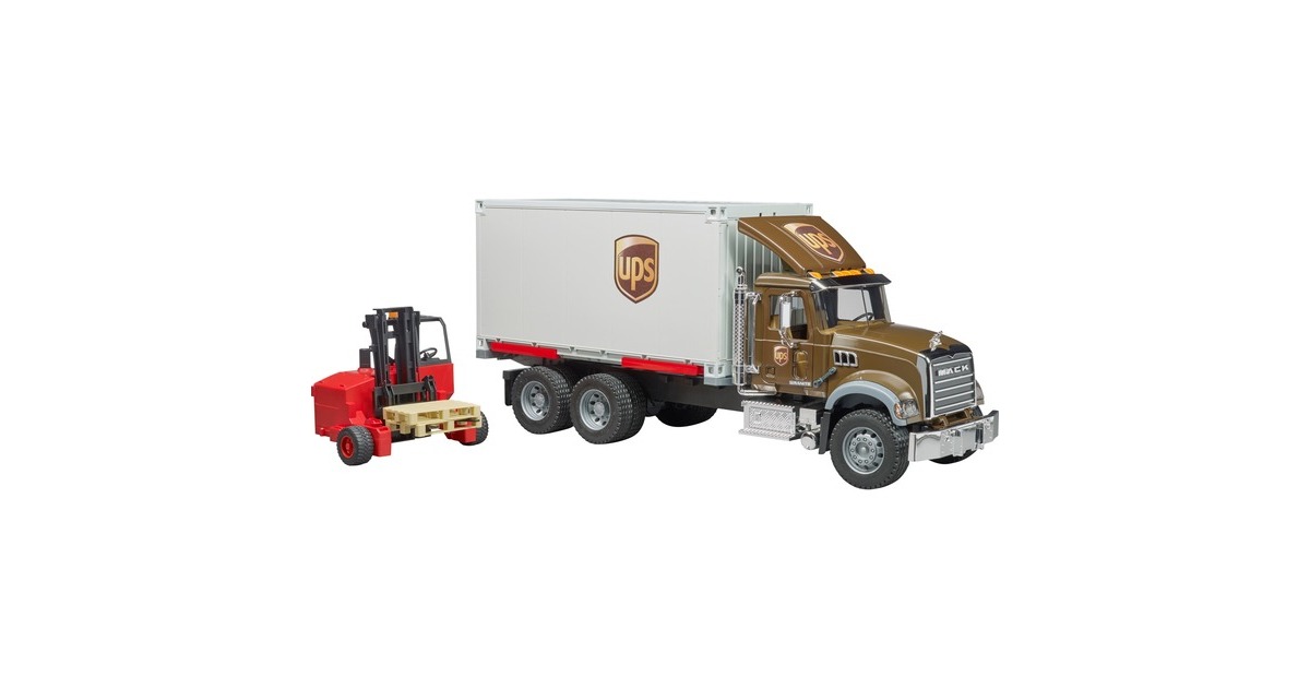 bruderMack Granite UPS vrachtwagen Modelvoertuig  (02828)