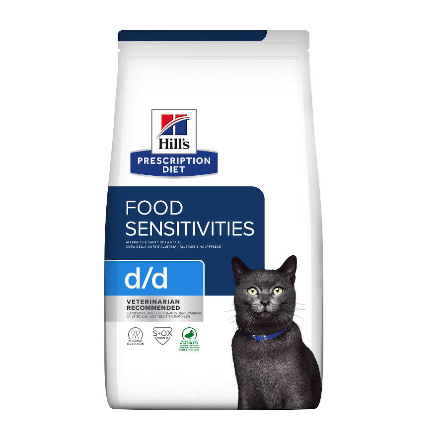 Ração para gatos Hill's Prescription Diet Food Sensitivities d/d Duck