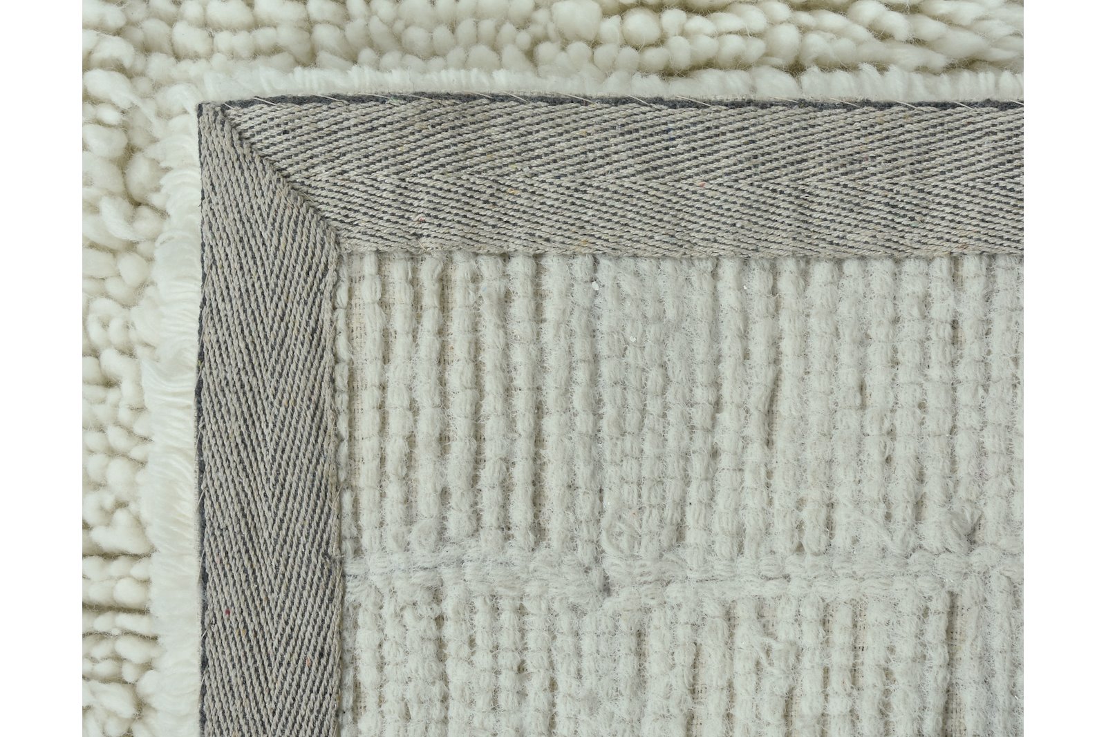 Charleston gulvteppe 160x230 160x230 cm. Håndtuftet offwhite 100% New Zealand ull