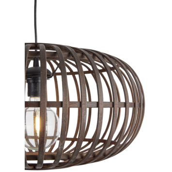 Hanglamp Indy bamboe bruin Ø44 cm