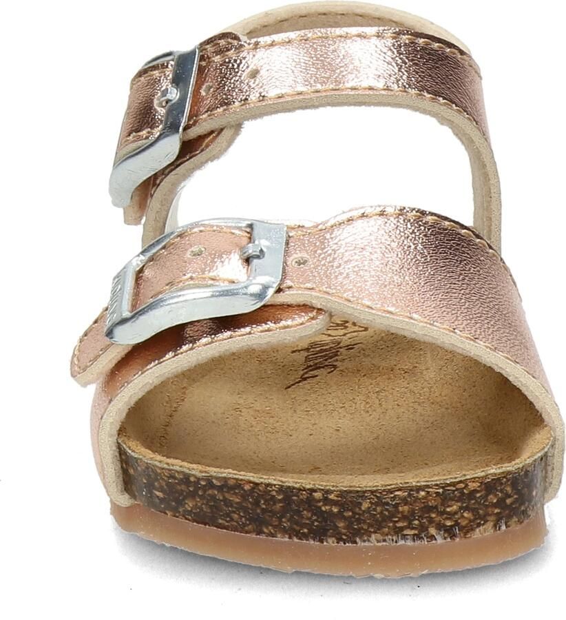 Kipling Easy 4 leren sandalen roségoud