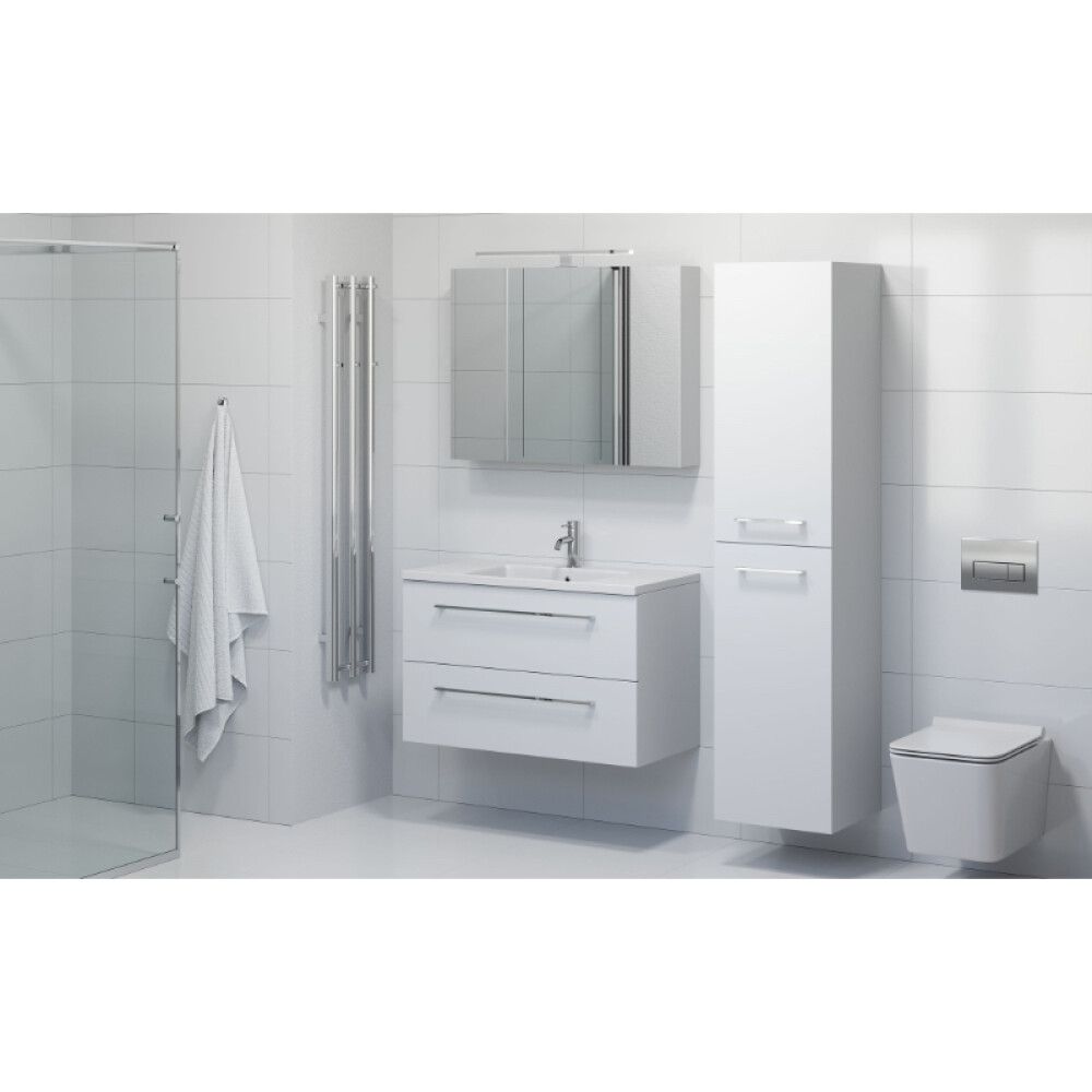 SERVANTSKAP CAMARGUE NORD 2S HVIT MATT 90 CM