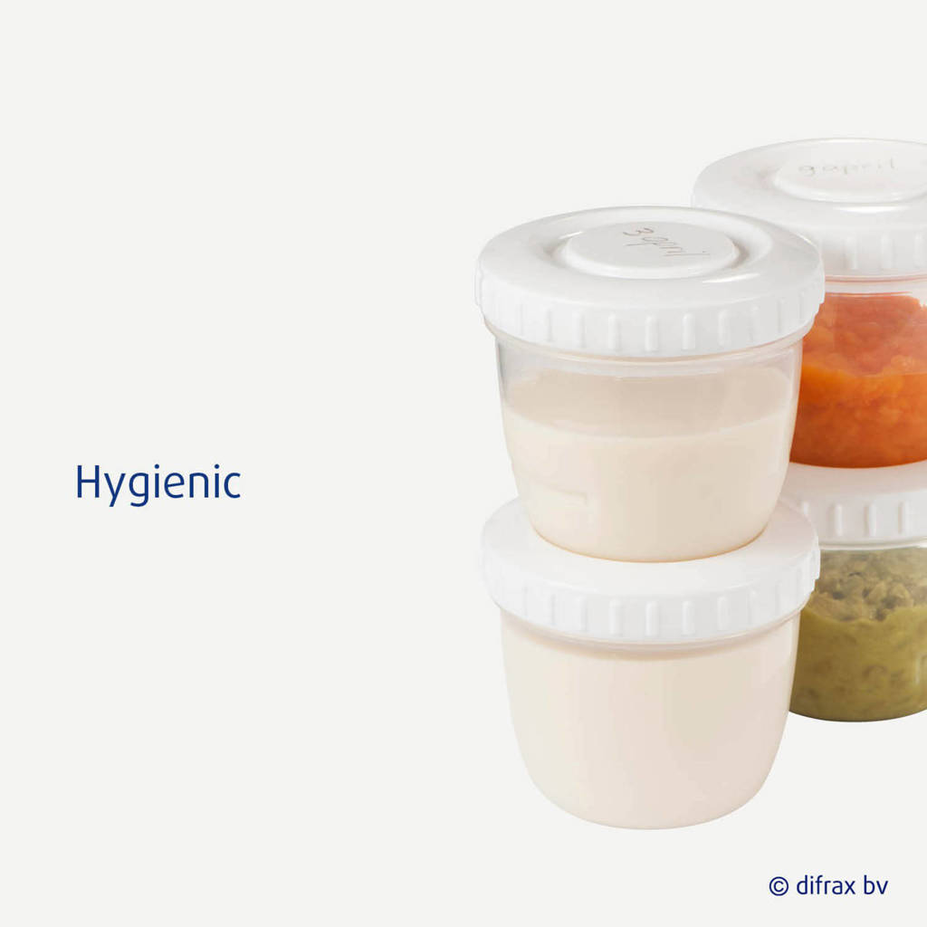 niet zo handig als het lijktMoedermelk en Babyvoeding Bewaarbakjes - 6 Stuks