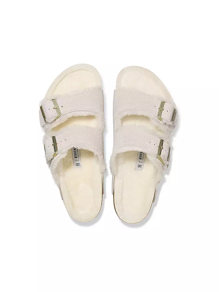 BIRKENSTOCK Pantoletten ARIZONA SHEARLING creme