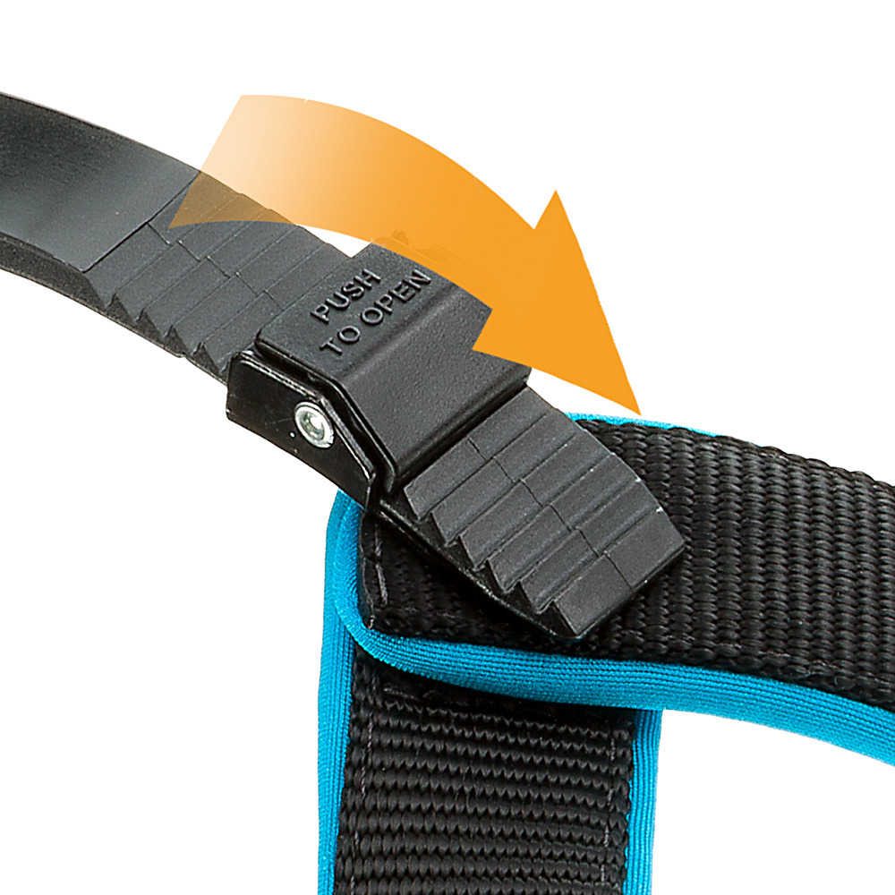 Ferplast harnais ergonomique pour chiens agila fluo 8, ajustement parfait, fermeture à double micro-régulation, rembourrage