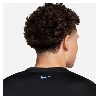 Maillot manches courtes Nike Rise 365 BRS Noir Bleu