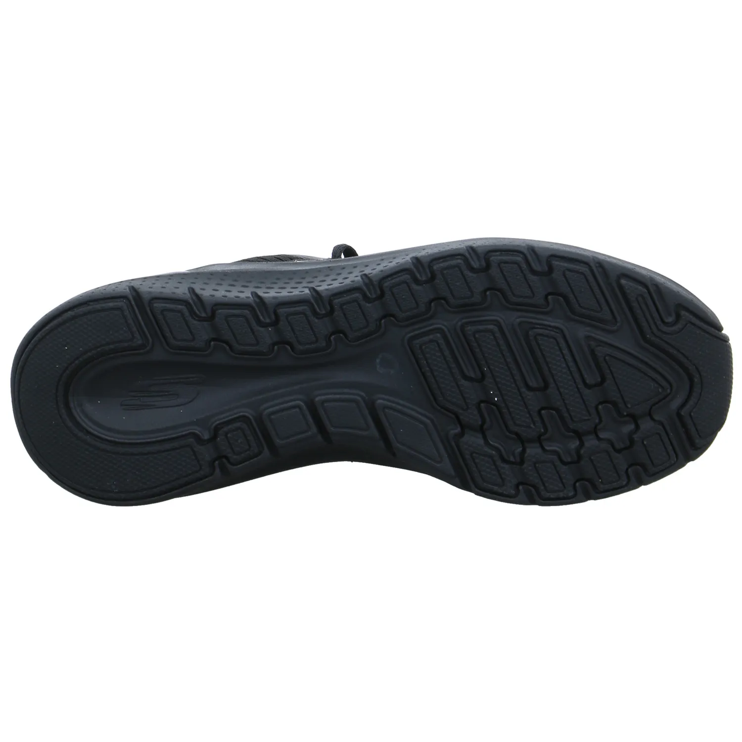 SKECHERS Sneaker Schwarz Textil  mit Wechselfussbett
