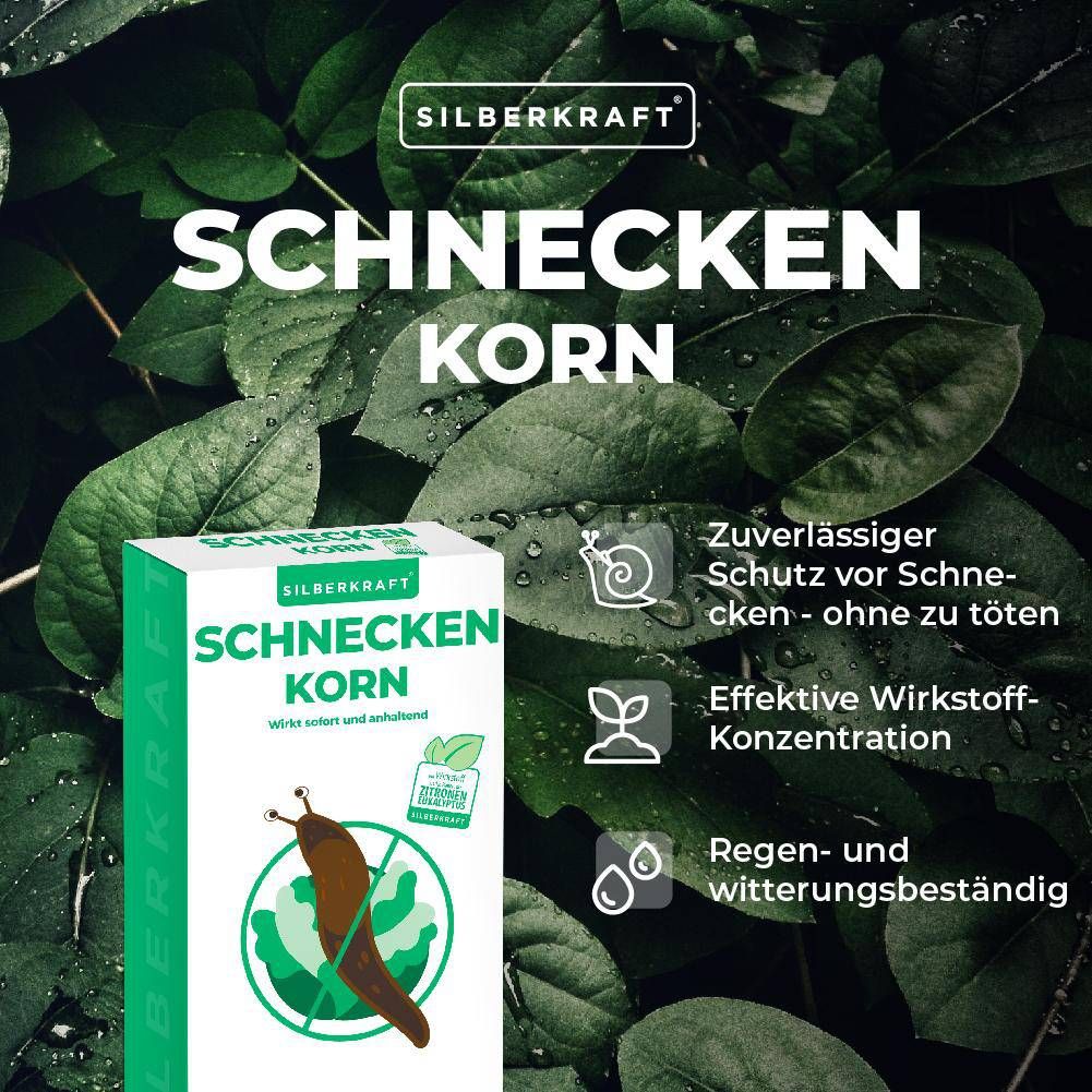 SILBERKRAFT Schneckenkorn gegen Schnecken