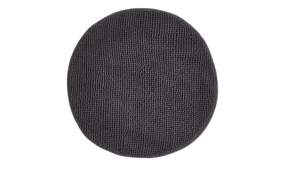 levelone Badematte Happy Anthrazit Ø 55 cm