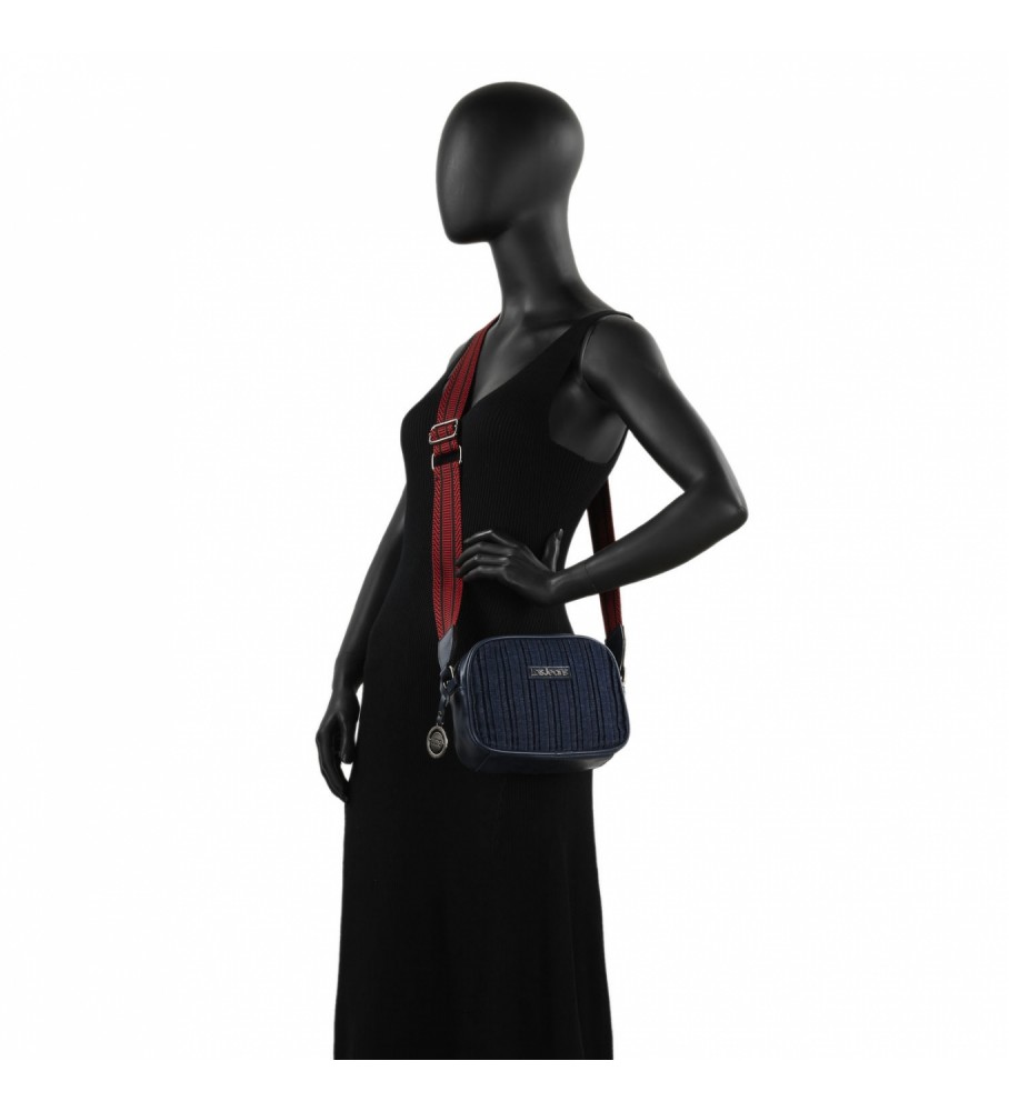 Bolsa de ombro Lois 313286 azul marinho - 22x16x6,5cm -