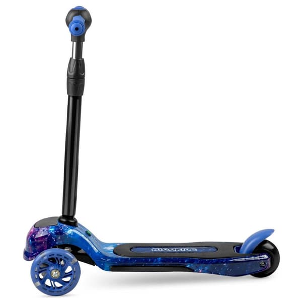BarnescooterViktige funksjoner:- Fargerik LED-belysning på hjul, plattform og frontpanel- Justerbar høyde på styret- Store, sikre hjul med stor avstan