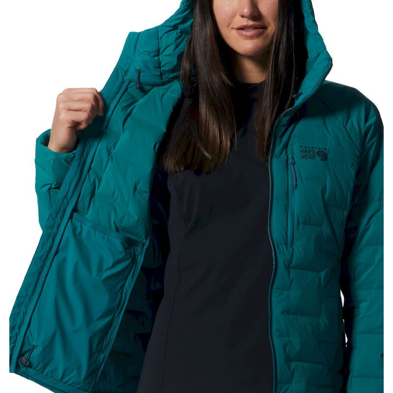 Stretch Down Hooded Jacket - Doudoune femme
