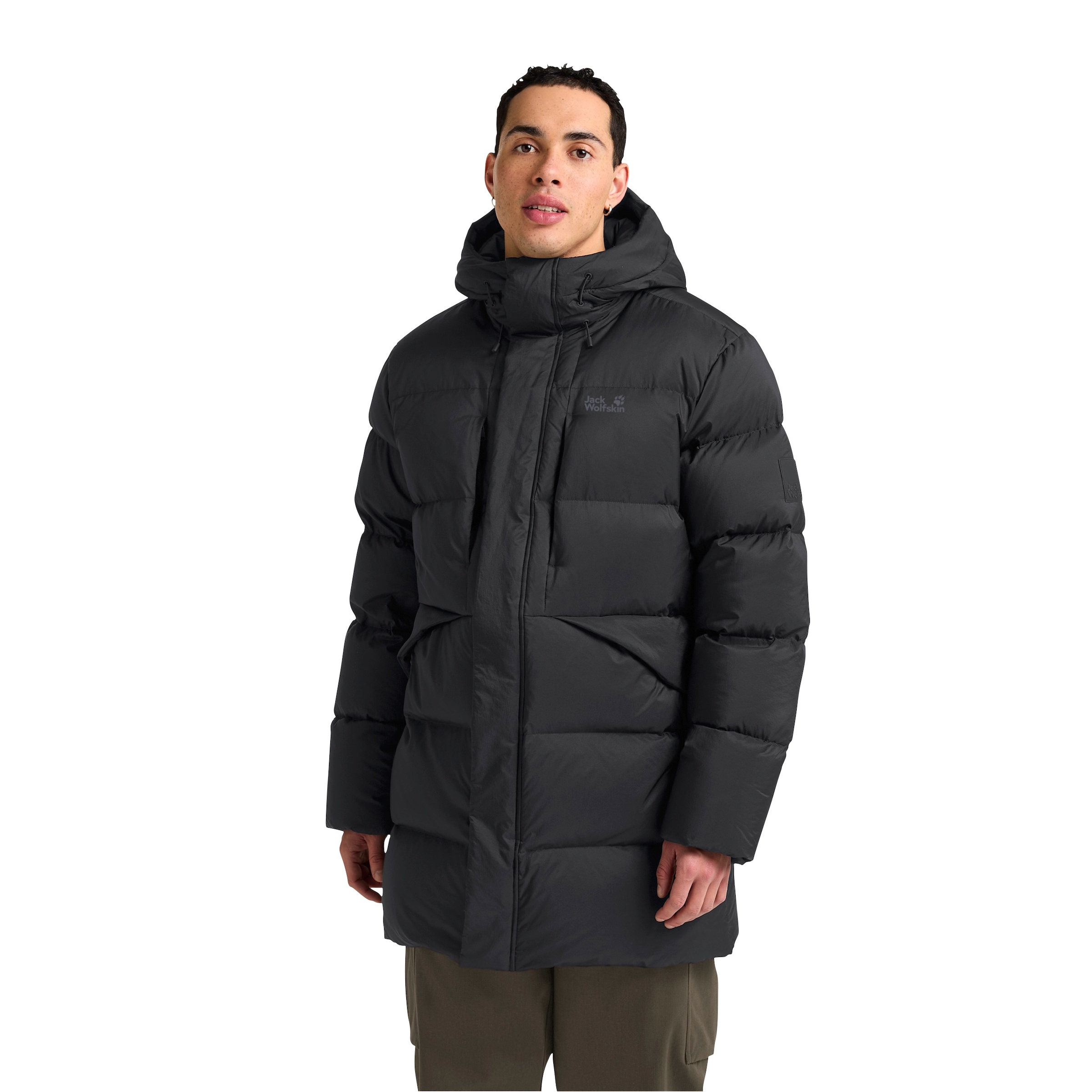 Jack Wolfskin Daunenjacke »ICY HILL COAT« mit Kapuze Wärmend, winddicht, Daunenparka