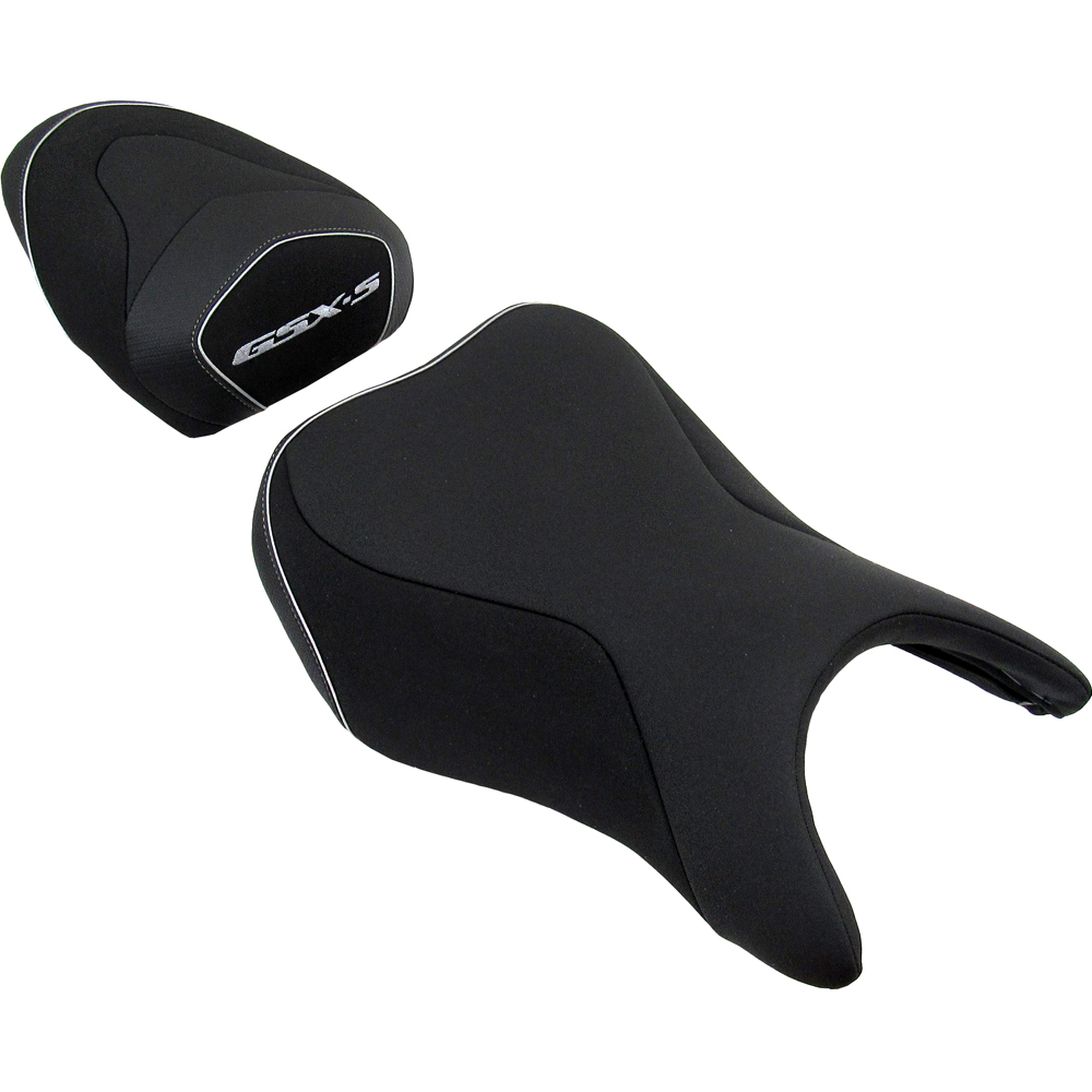 Bagster - Selle Ready Luxe Suzuki GSX-S 750 (2017-2020) Noir / Argent