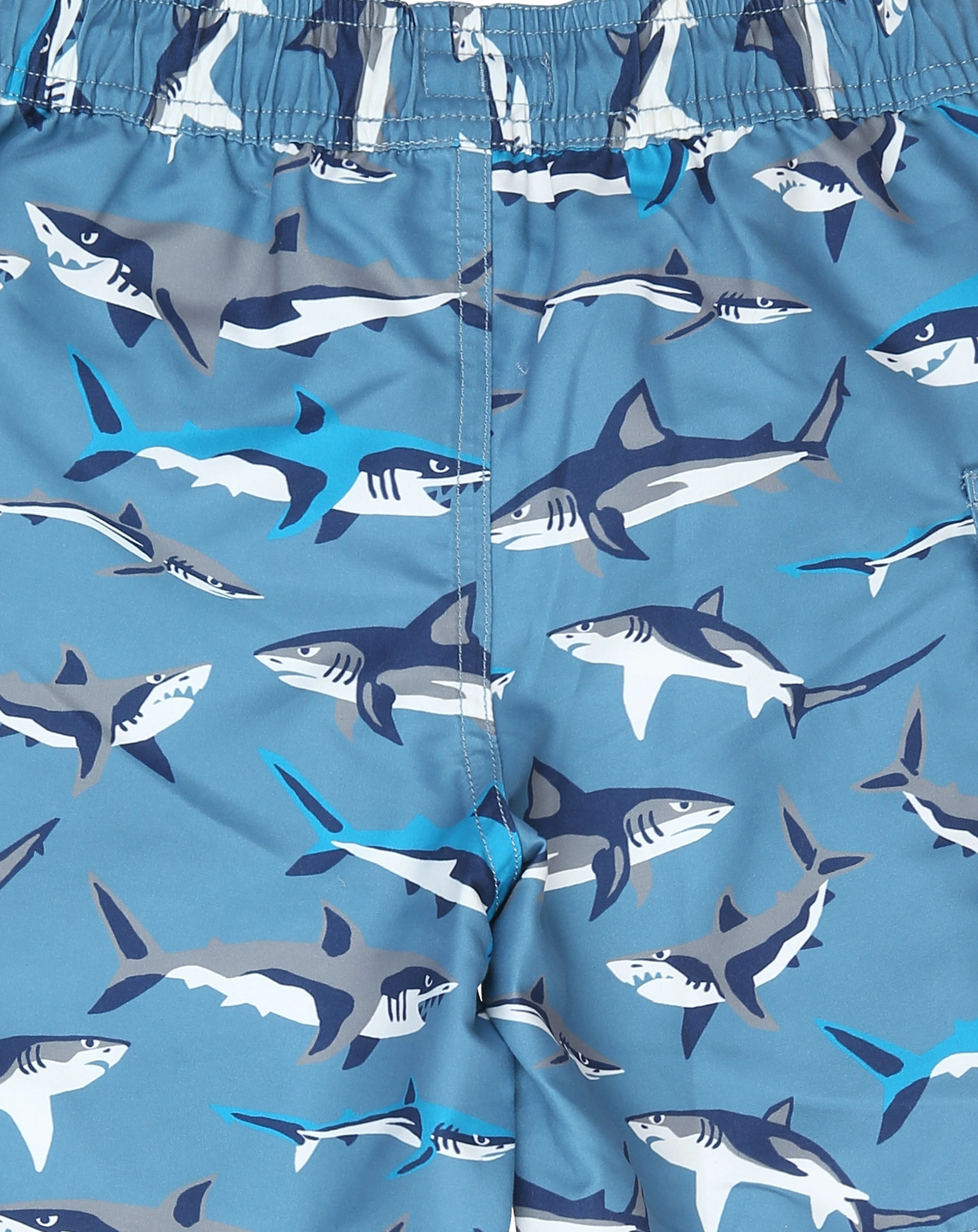 Badeshorts SNEAK AROUND SHARKS in blau
