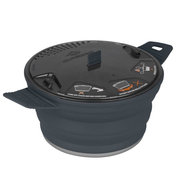 Popote randonnée SEA TO SUMMIT X-POT MEDIUM 2.8L CHARCOAL