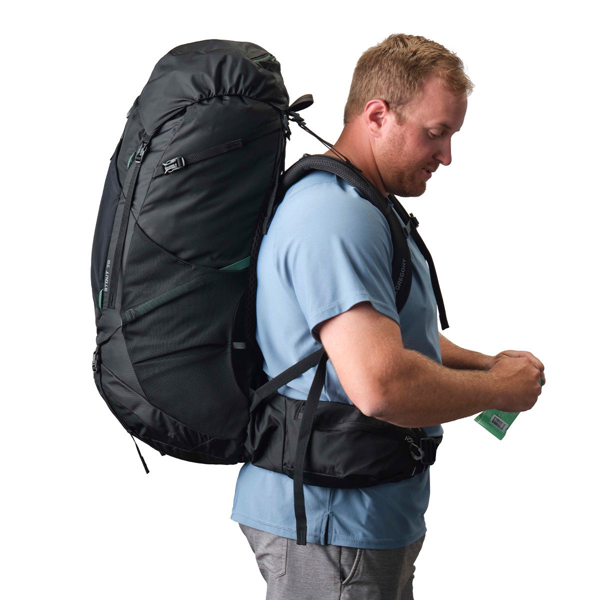 Gregory Stout 70 ltr. Plus Size rygsæk, herre - Spejder Sport