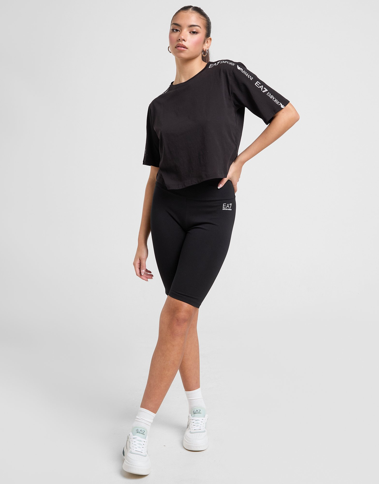 Emporio Armani EA7 T-shirt court Logo Femme