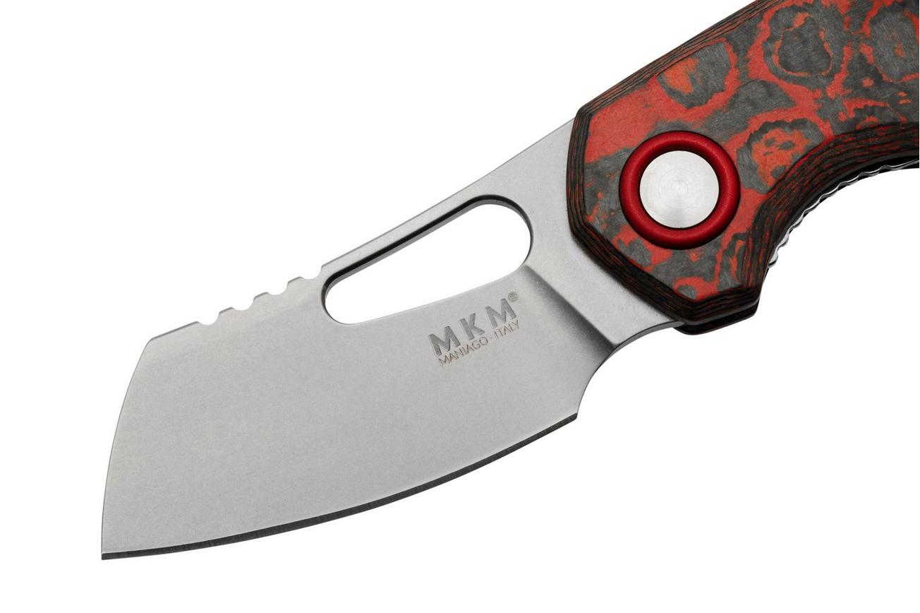 MKM Isonzo FX03-2CL Cleaver Stonewashed, Lava Flow Carbon Fiber zakmes, Jesper Voxnaes design